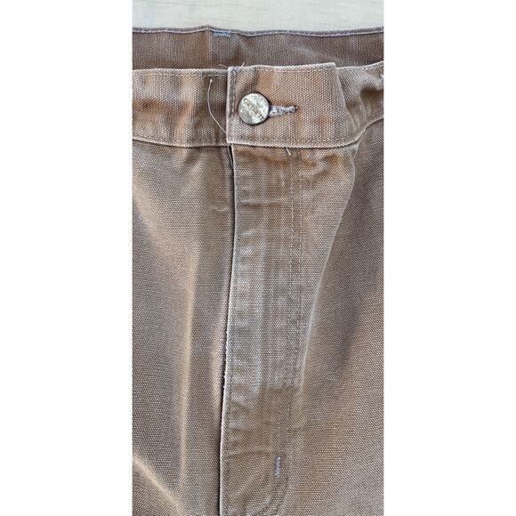 CARHARTT Original Fit Men's Brown Denim Jeans Carpenter Workmen USA SIZE 40X34 - Picture 4 of 10